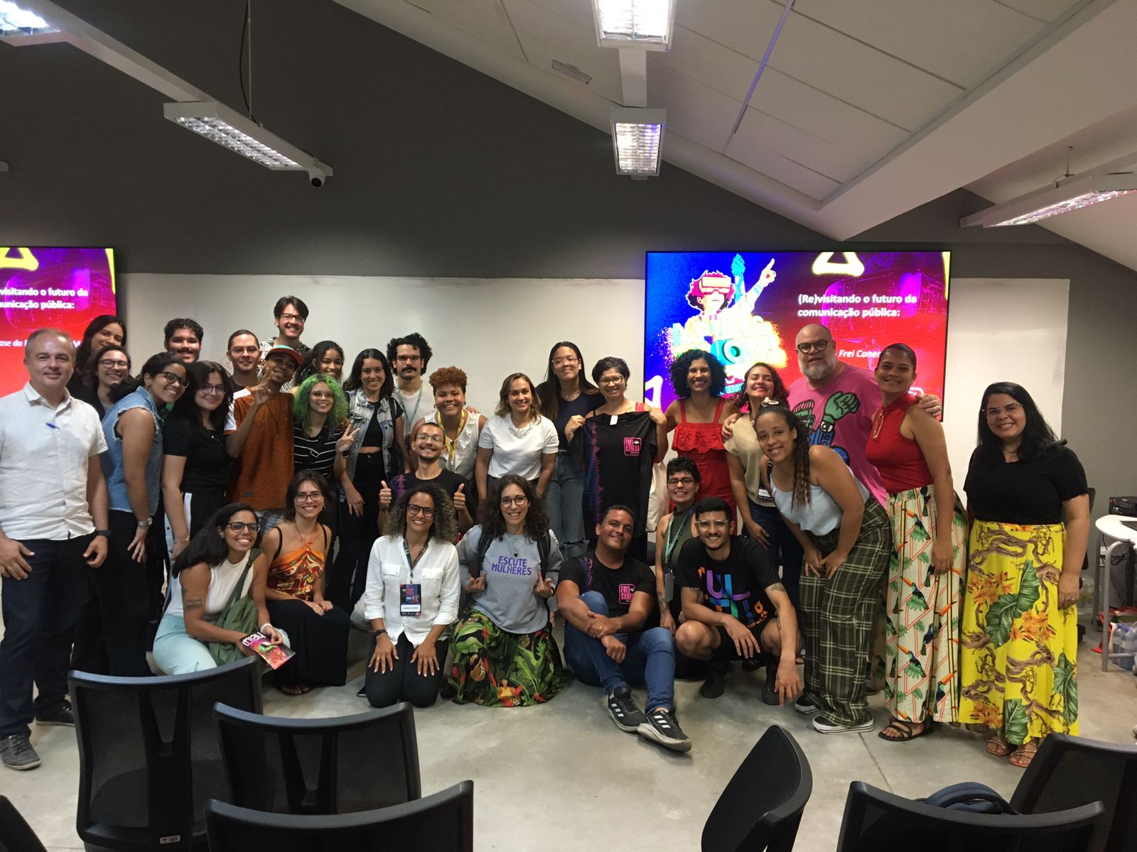 Participantes do (Re)visitando o Futuro da Comunicação Pública - O case da Frei Caneca FM