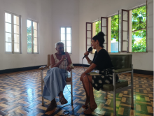 Inaldete Pinheiro e Janaína Serra conversam no Museu de Arte Afro Brasil Rolando Toro - MUAFRO